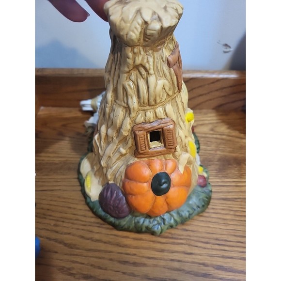 J.S.N.Y. Fine Ceramic Thanksgiving Night Light Set w/ 3PCS Figurines & Box Rare - Picture 7 of 10